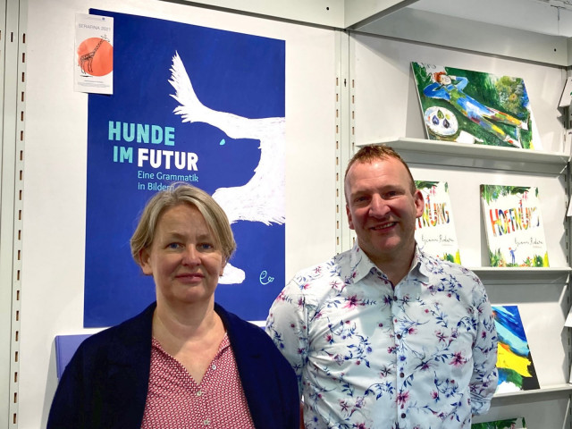 Susanna und Johannes Rieder auf der Frankfurter Buchmesse 2021