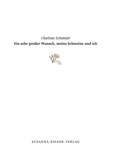 Seitenvorschau Ein sehr großer Wunsch, meine Schweine und ich