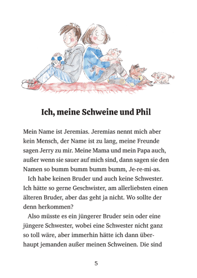 Seitenvorschau Ein sehr großer Wunsch, meine Schweine und ich